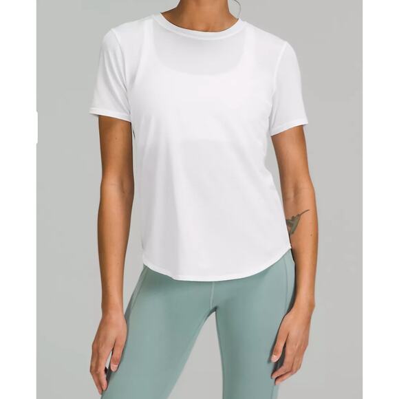Lululemon white Running and Training T-Shirt - Picture 1 of 3